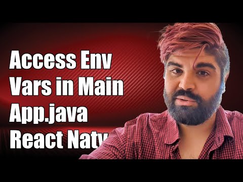 How to Access Environmental Variables in MainApplication.java for React Native