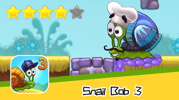 Snail Bob 3 Level 13-15 Walkthrough Beyond The Sky Recommend index four stars