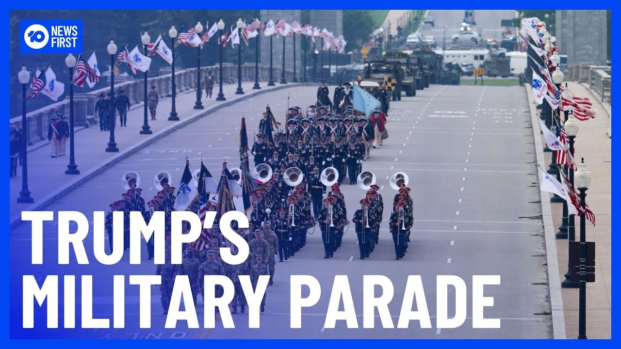 Trump Celebrates Army’s 250th Anniversary with Parade As Protests Erupt  Nationwide | 10 News First