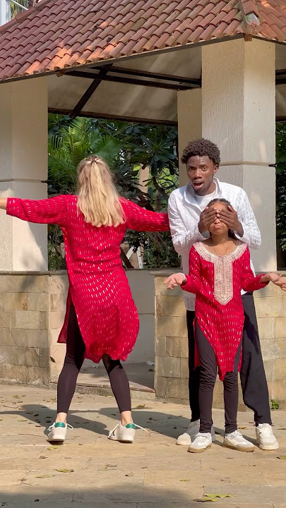 He saved her at the end😂😅 #india #dance #dancechallenge #travel #shorts