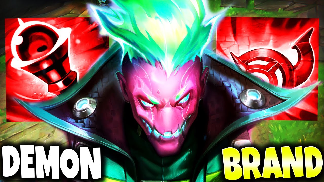 New OP Demons Street Brand Skin And my Full Ap Pen Build BURN TOP LANE 🔥 LoL Brand s13 Gameplay