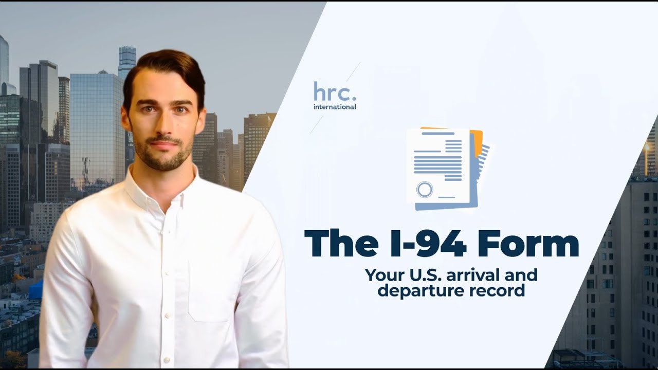 Get To Know The U.S. I-94 Form - YouTube