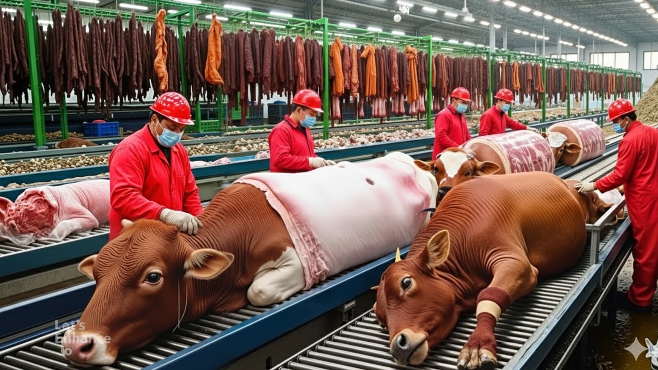 Inside the Modern Cow Leather Factory | How Million-Dollar Products Are Made from Cow Skin