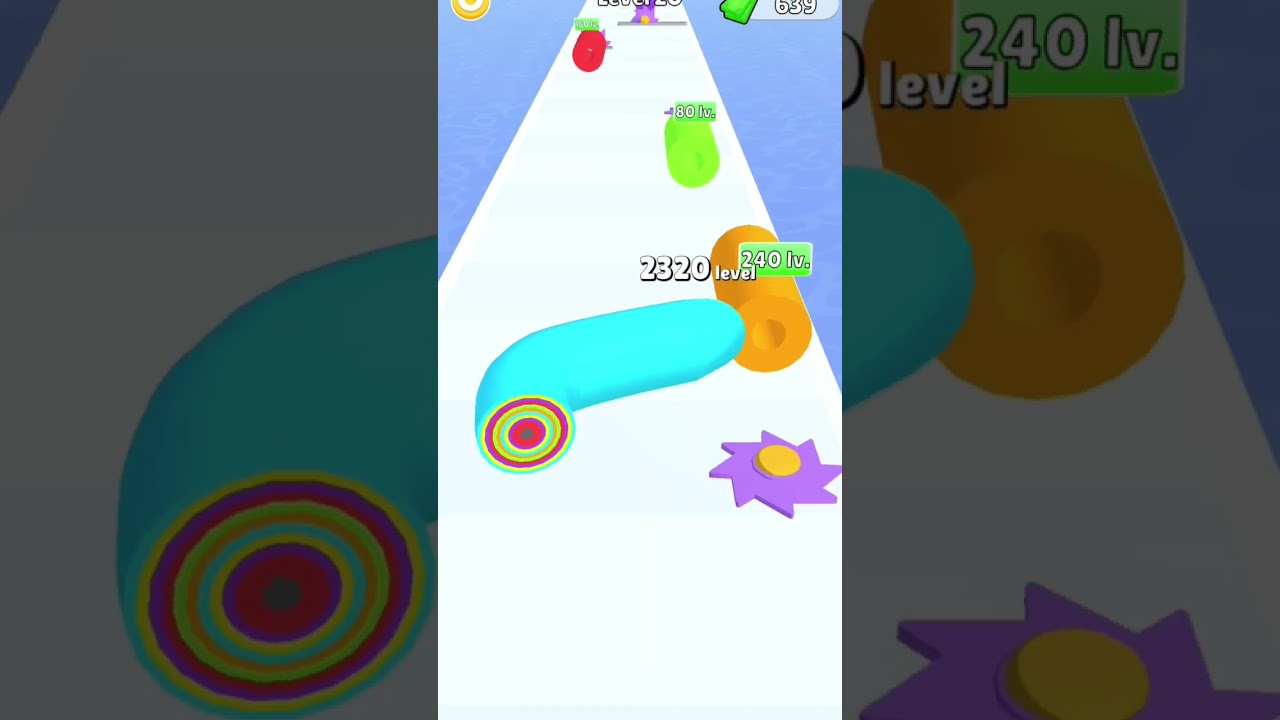 LAYER RUNNER vs PEEL RUNNER 3D MAX LEVEL GAMEPLAY 😱😱