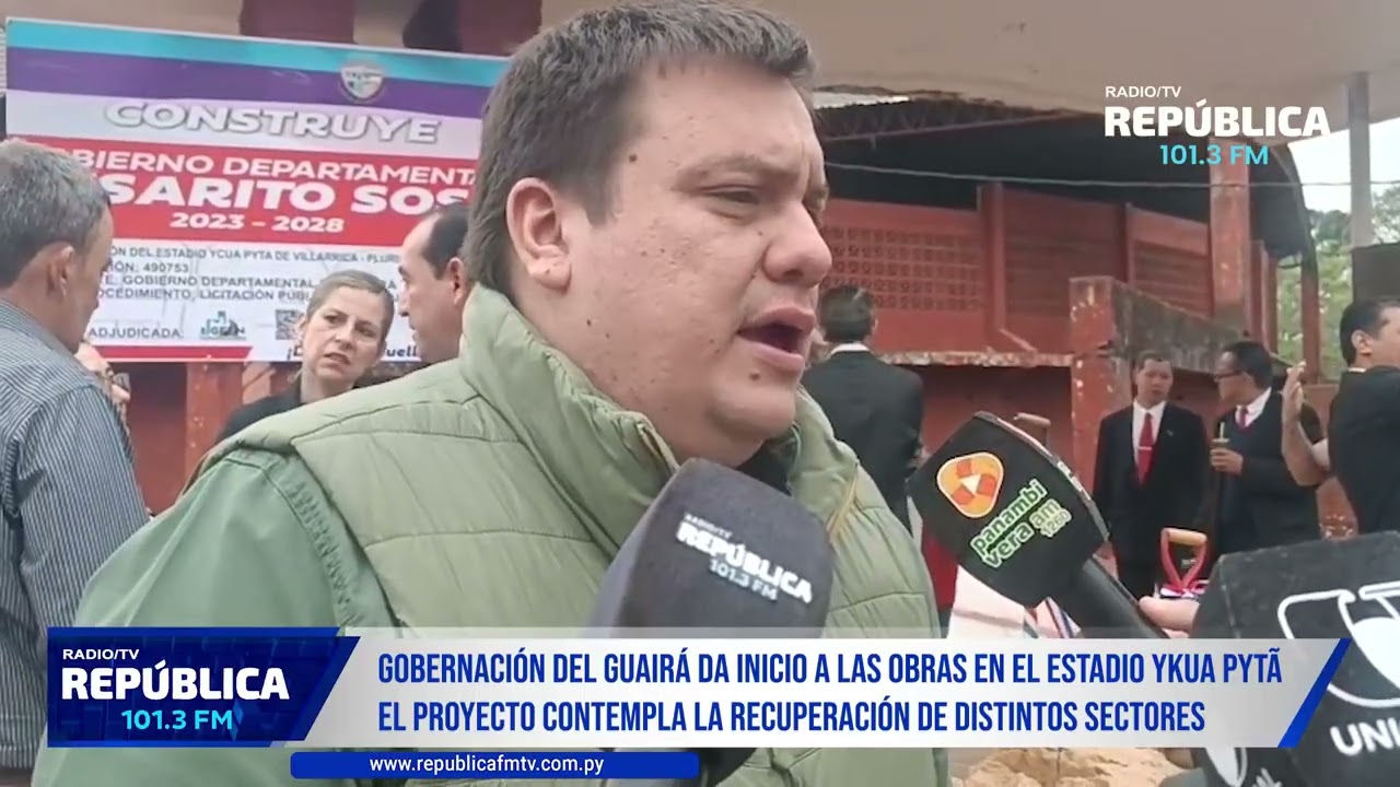 INICIAN OBRAS DE REFACCIÓN DEL EMBLEMÁTICO ESTADIO YKUA PYTÃ