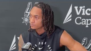 Spurs' Devin Vassell talks defense before Game 5