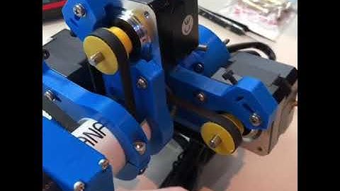 Sixi Robot : belt tension again, Simplified elbow manufacturing