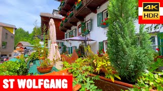 St Wolfgang Wolfgangsee Austria  4K HDR Virtual walking tour