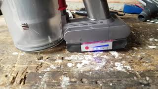 Dyson dc 62 (v6) mod double battery and battery indicator