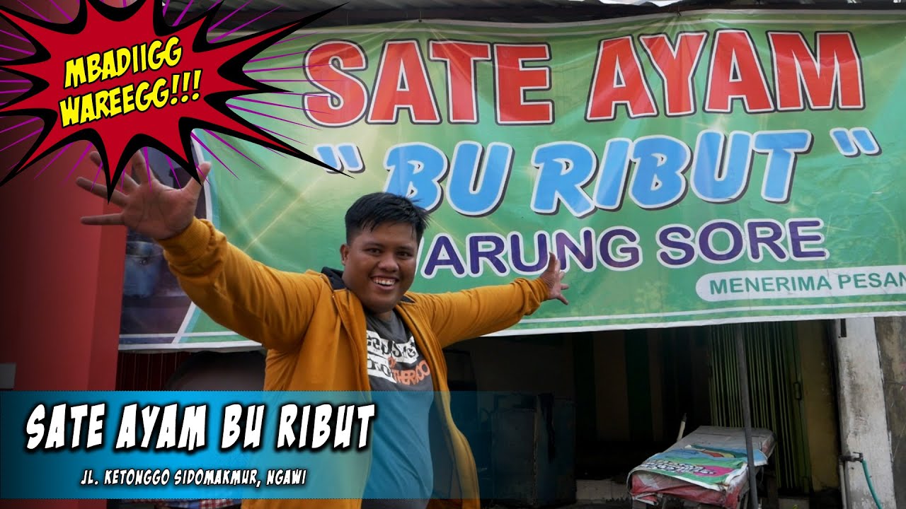 Nikmatnya Sate Ayam Bu Ribut Khas Kuliner Ngawi 