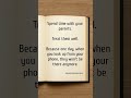 Spend time with your parents |#tricks#psychology#quotes#selfimprovement#shorts#motivation
