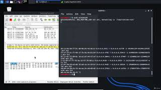 Kali Linux: Macof demo (flooding a switch)
