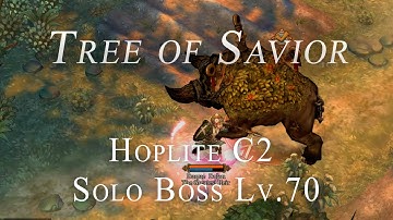 Tree of Savior: Hoplite C2 Solo Boss Gorgon (Lv.70)