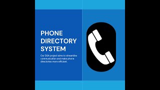Phone Directory System Project | Data Structure and Algorithm | Python | QT Designer