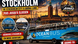 Walking Through Stockholm 🇸🇪 | From Stockholm City to Gröna Lund & Slussen 🚶♂️✨
