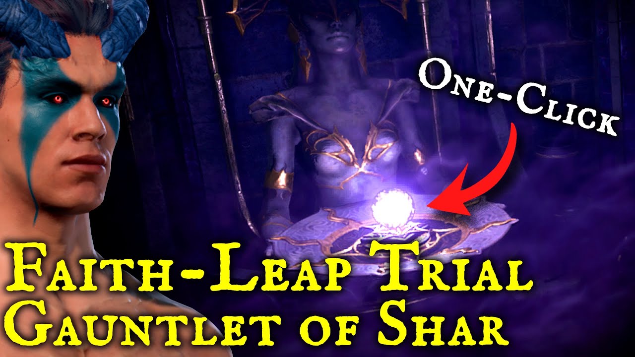 Baldurs Gate 3 - Faith-Leap Trial Cheese in One Click!