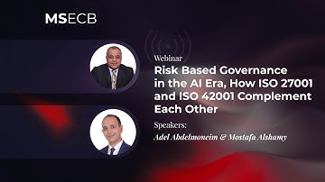 Risk Based Governance in the AI Era, How ISO/IEC 27001 and ISO/IEC 42001 Complement Each Other