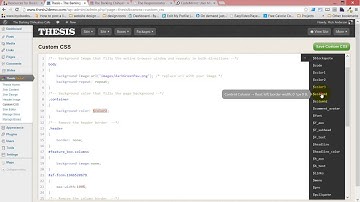 Thesis 2.1 for Web Design Pro - Pt 3 - Using the Thesis 2.1 Code Editor