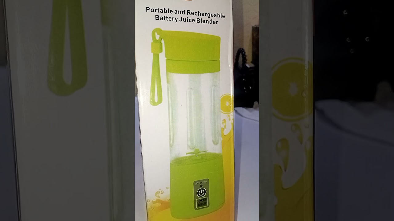 Portable and rechargeable Juicer Blender  | Portable Juicer Review  | Fresh Juice Anytime Anywhere