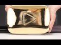 Gold Play Button for Mr. Hacker - What INSIDE?