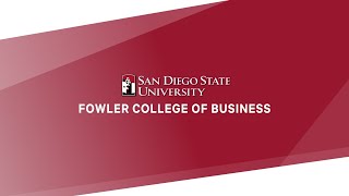 SDSU Commencement 2021 - Fowler College of Business
