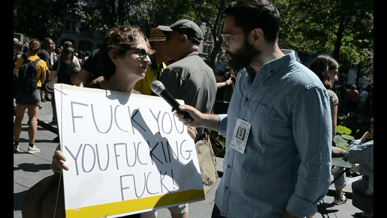 Interviewing Protesters at Close the Camps & Abolish ICE Rally