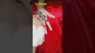 Beautiful Front Hand Mehandi Design S.j Mehndi