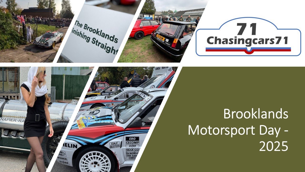 Brooklands Motorsport Day '25 including Test Hill, Demo Runs, Car ...