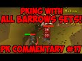 Oldschool Runescape - Full Barrows Set Pking w/ Amulet of the Damned! | 2007 Pk Commentary #17