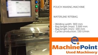 WATERLINE RITEBAG Used POUCH MAKING MACHINES MachinePoint