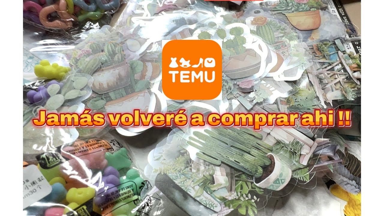 HAUL TEMU | PAPELERIA #journaling #journal #scrapbooking #papeleria #stationary #washitapes #temu