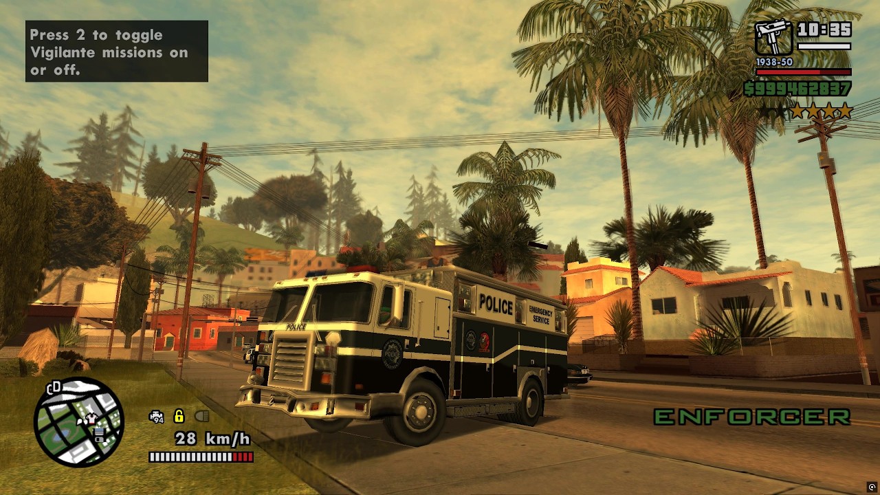 GTA San Andreas - Willowfield Shootout + Six Star Escape