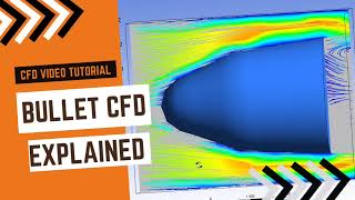 Bullet CFD Aerodynamic test by Ansys fluent | External Aerodynamics | CFD Explained tutorial video