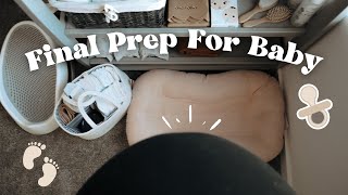 GETTING READY FOR BABY! | Nesting and Organizing | 37 Weeks Pregnant