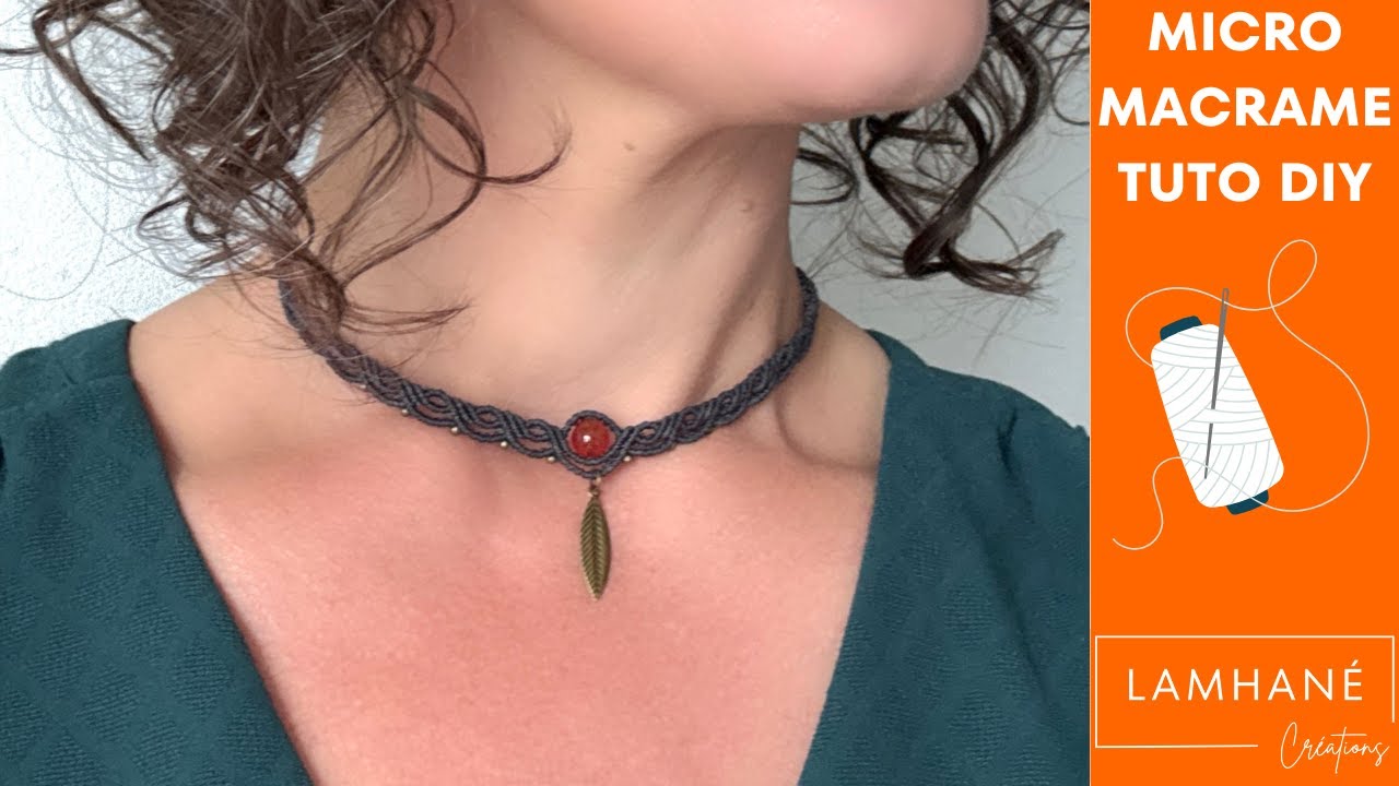 Tutoriel Collier micro macramé 