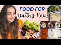 Food for HEALTHY HAIR 🍉🍚 🍅🥬 🥦🥜What I Eat In A Day - INDIAN Vegetarian Food