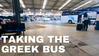 Taking the Greece Public Bus to Kalamata from Athens  KTEL Bus | Greece Travel