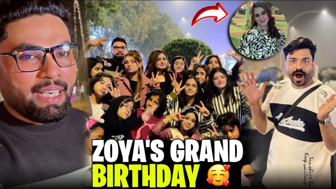Zoya Grand Birthday// All family too much fun