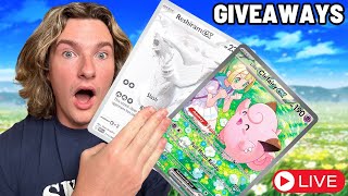 Pulling Lillies Clefairy and GIVING AWAY POKEMON CARDS!