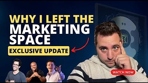 Why I Left The Marketing Space