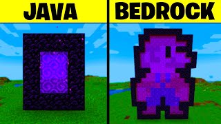 Minecraft JAVA vs. Minecraft BEDROCK (30 Unterschiede)