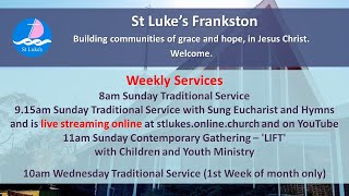 Service 9.15am 30-08-2026 Livestream