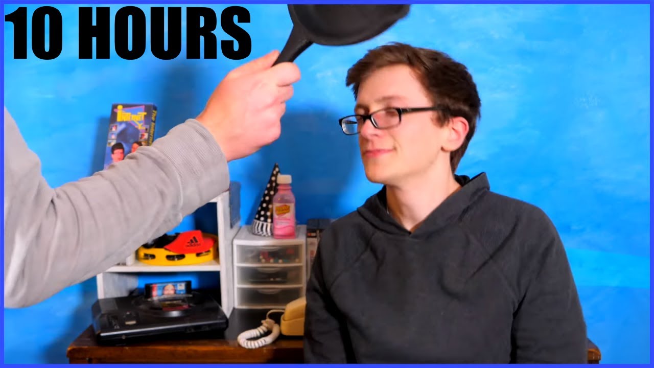 10 HOURS of Scott The Woz getting hit by a pan - Scott The Woz - YouTube