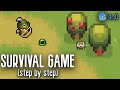 Create a complete survival game in godot 4 step by step
