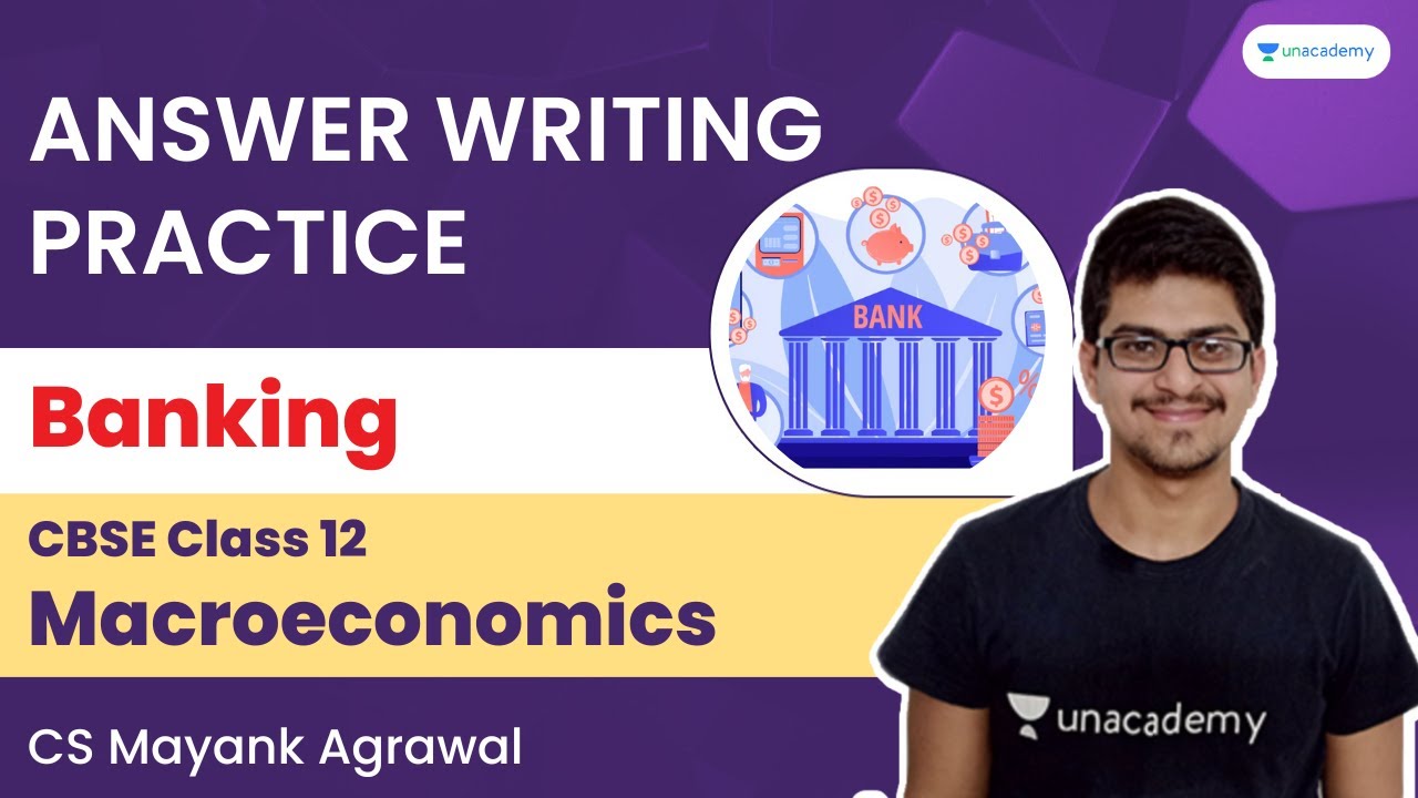 Answer Writing Practice of Banking | Class 12 Macroeconomics | CS Mayank Agrawal