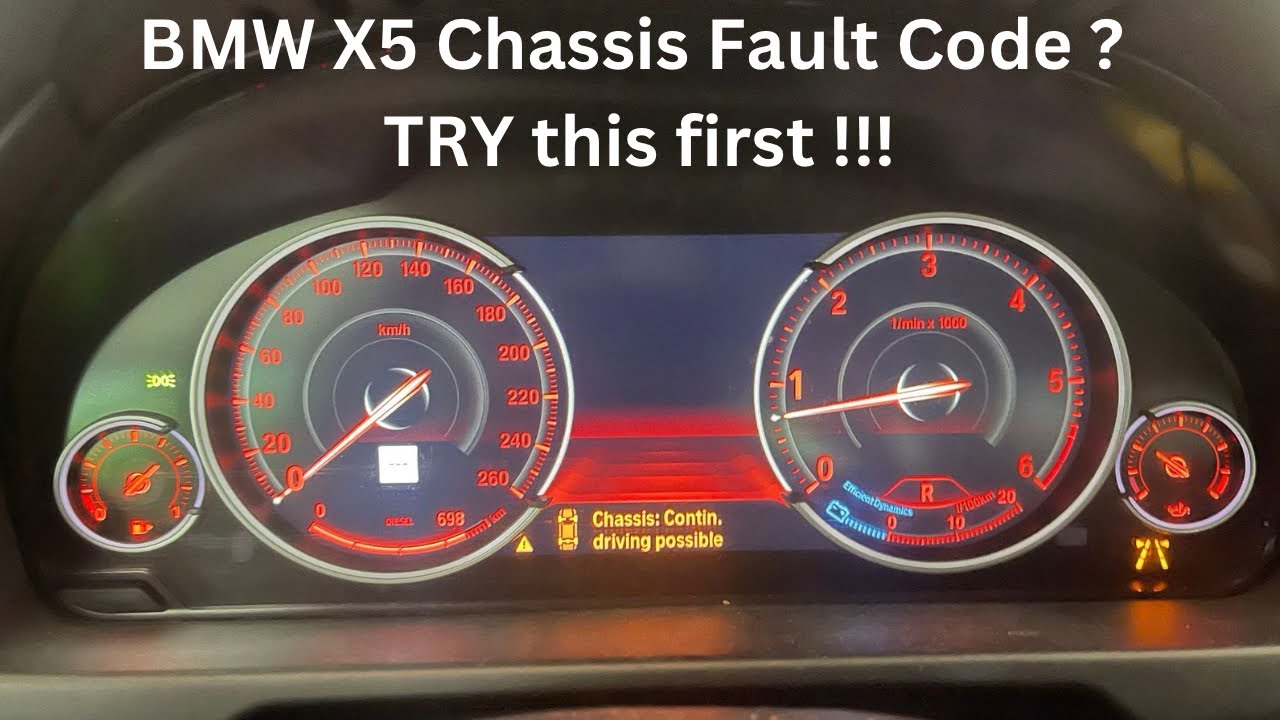 BMW X5 Chassis fault code ??? TRY THIS FIRST !!!