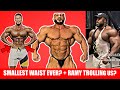 Smallest Waist Ever? (Men's Physique) + Is Big Ramy Trolling Us? +Brandon Curry Update + MORE