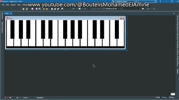شرح كيفية إنشاء تطبيق الآلة الموسيقية بيانو بالدلفي | application piano in delphi programming