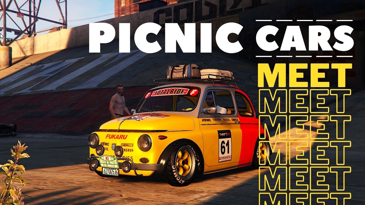 PICNIC CAR GTA V CARMEET GTA V CINEMATIC 10 YouTube
