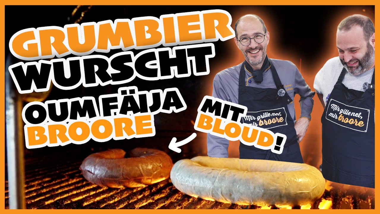 🥔🔥 KARTOFFEL WURST auf dem Feuer – Regionale Spezialität – Folge 8 | Mir grille net, mir broore